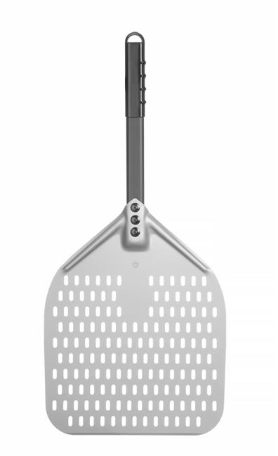 Lopata na pizzu s krátkou rukoväťou, perforovaná, štvorcová, HENDI, 350x710mm - Image 3