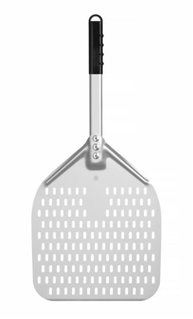 Lopata na pizzu s krátkou rukoväťou, štvorcová, perforovaná, HENDI, 350x710mm - Image 2
