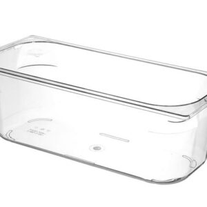Nádoba na zmrzlinu z polykarbonátu, HENDI, 5L, Priehľadná, 360x165x(H)120mm