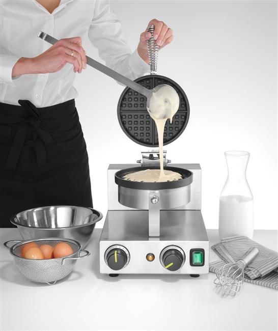 Okrúhly vaflovač na belgické vafle – 1000 W | Hendi 212172 - Image 3