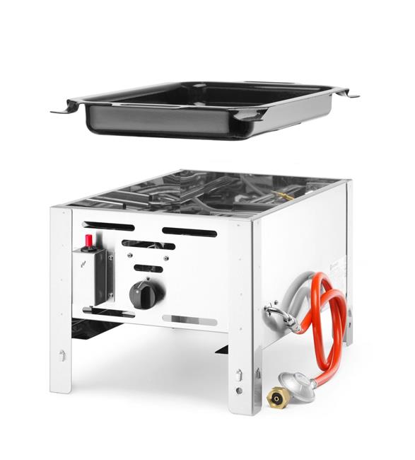 Plynová panvica Bake-Master Mini, HENDI, 5,8kW, 340x540x(H)300mm - Image 4