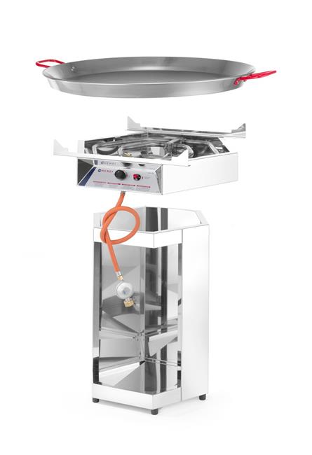 Plynový gril Fiesta 800, HENDI, 7kW, 800x800x(H)900mm - Image 3