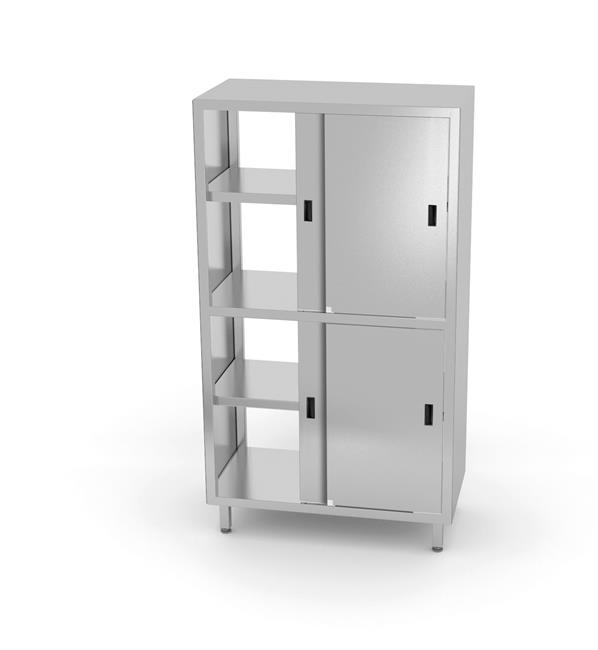 Priechodná skrinka s deliacimi a posuvnými dverami, HENDI, Kitchen Line, 800x500x(H)1800mm