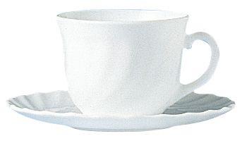 Šálka Trianon, Arcoroc, 220 ml, 0,22L, Biela, ø87x(H)67mm