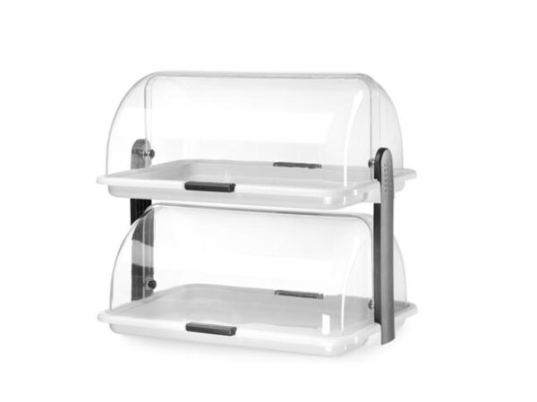 Dvojitá vitrína Roll top, HENDI, 380x260x(H)355mm - Image 5