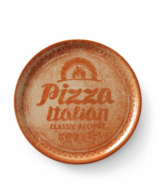 Tanier Recipe Collection Brick Red na pizzu, HENDI, Červená, ø330mm