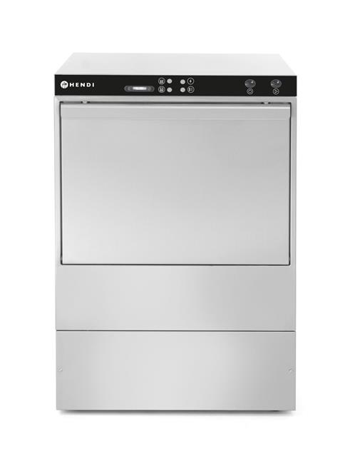 Umývačka riadu 50 x 50 – ELEKTROMECHANICKÉ ovládanie – 400 V, HENDI, 230V/3600W, 600x570x(H)830mm