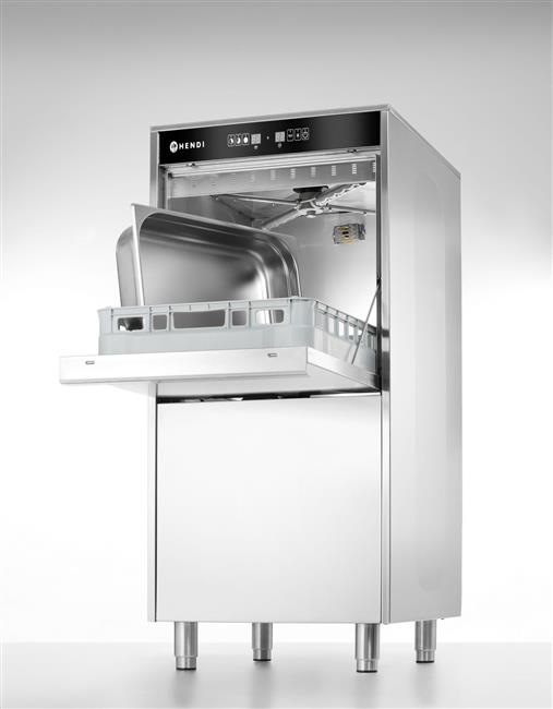 Umývačka riadu na tácky a hrnce 50x60 – elektronicky ovládaná, s dávkovačom čistiaceho prostriedku a odtokovým čerpadlom, HENDI, 400V/7100W, 595x777x(H)1335mm - Image 5