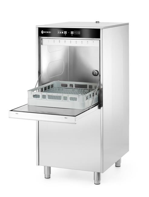 Umývačka riadu na tácky a hrnce 50x60 – elektronicky ovládaná, s dávkovačom čistiaceho prostriedku a odtokovým čerpadlom, HENDI, 400V/7100W, 595x777x(H)1335mm - Image 6