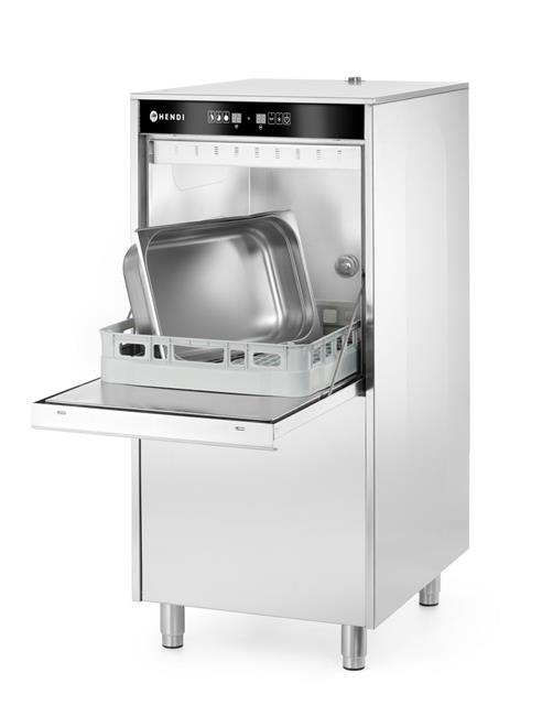 Umývačka riadu na tácky a hrnce 50x60 – elektronicky ovládaná, s dávkovačom čistiaceho prostriedku a odtokovým čerpadlom, HENDI, 400V/7100W, 595x777x(H)1335mm - Image 7