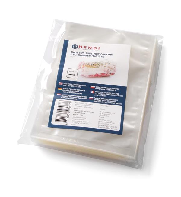 Vákuové sáčky na varenie Sous-Vide – 150×250 mm – 100 ks | Hendi 971345 - Image 2