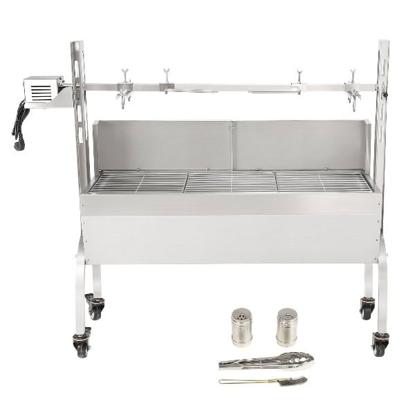 60kg 2v1 Gril Na Drevené Uhlie 103cm 50W (S Krytom) - Image 3