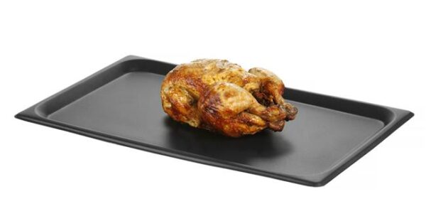 Plech na pečenie do rúry s nepriľnavým povrchom CONVECTOMAT ROAST, HENDI, GN 1/1, Čierna, 530x325x(H)17mm - Image 4
