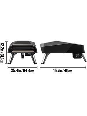 Pizza pec 644,6 x 400 x 311 mm   - 500C - Image 2