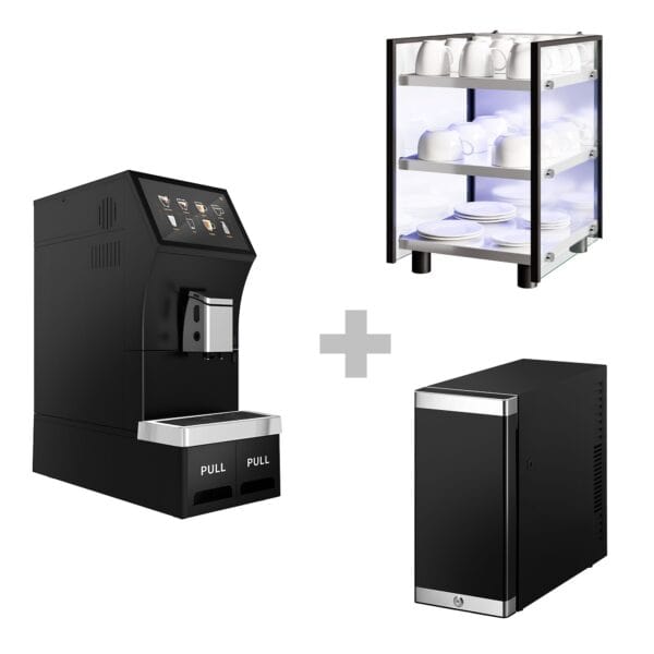 Plne automatický kávovar – 1,3 kW – 10-palcový dotykový displej – vrátane ohrievača šálok a chladničky na mlieko - Image 5