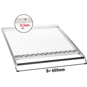 Rámček na jednotlivé vykrajovačky praliniek - rozteč drôtov: 22,5 mm
