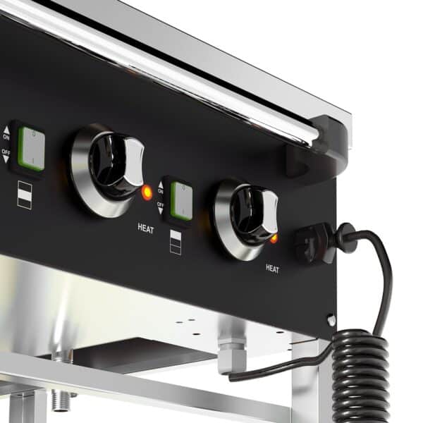 Bain-Marie termo vozík - 4 x GN 1/1 - teplota bazéna sa dá regulovať samostatne - Image 3