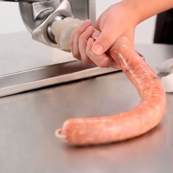 Ručná plnička klobás a churro stroj - 10 litrov - nerezová oceľ - vrátane 4 plničov klobás a 3 churro nadstavcov - Image 16