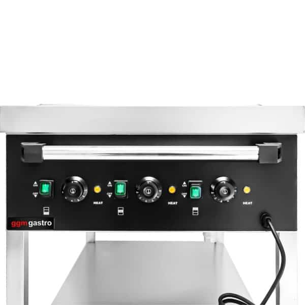 Bain-Marie termo vozík - 3x GN 1/1 - teplota bazéna sa dá regulovať samostatne - Image 3