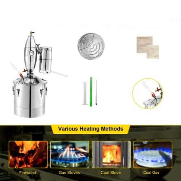 Domáci destilátor (pálenica) s filtračnou vežou 20L - Image 5