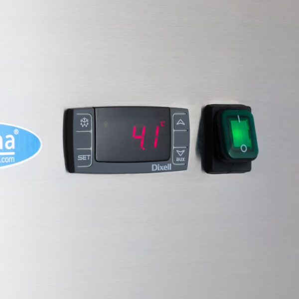 Mraznička – 1400L – 6 nastaviteľných políc (2/1 GN) – na kolieskach – vrátane políc  09400025 - Image 8