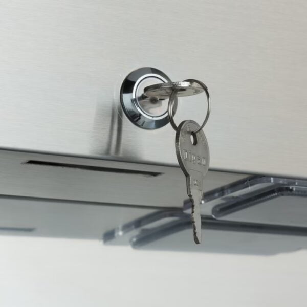 Mraznička – 1400L – 6 nastaviteľných políc (2/1 GN) – na kolieskach – vrátane políc  09400025 - Image 9