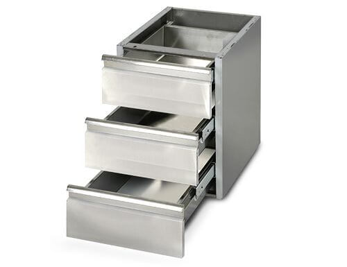 Zásuvkový blok PREMIUM - 3 zásuvky - modul spodnej konštrukcie 400x760mm - pre 800mm - Image 2