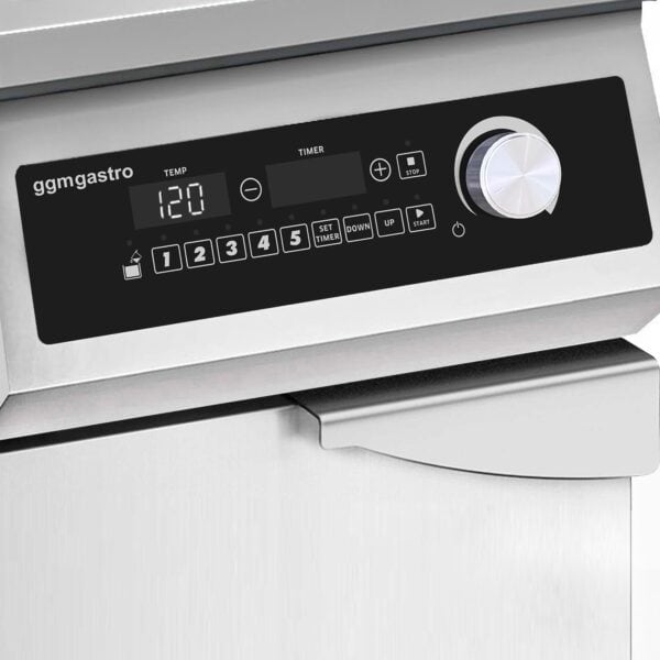 Indukčná fritéza - 30 litrov - 10 kW - s automatickým zdvíhaním koša - Image 8