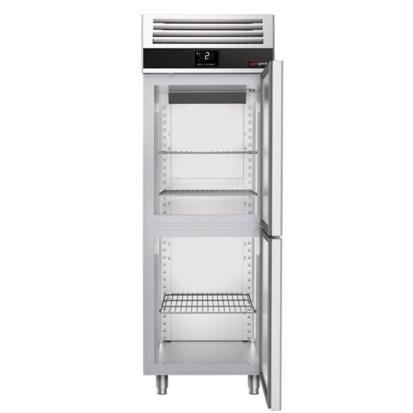 Mraznička nerezová PREMIUM - GN 2/1 - 700 litrov - s 2 polovičnými dverami - Image 9