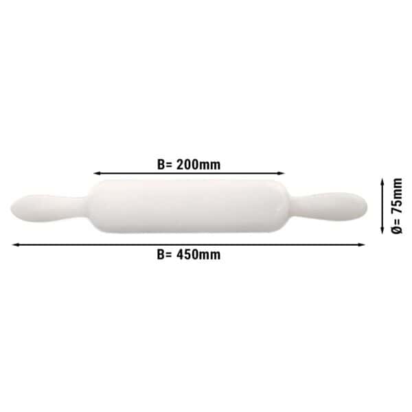 Valček - 75x450mm - oválny