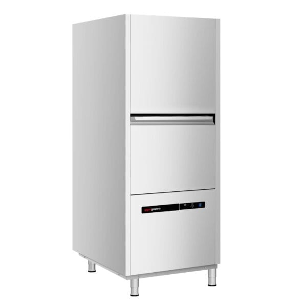 Dvojplášťová umývačka hrncov - digitálna - 16,7 kW - s čističom a odtokovým čerpadlom - Image 5
