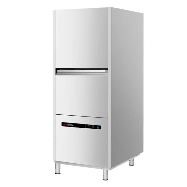 Dvojplášťová umývačka hrncov - digitálna - 16,7 kW - s čističom a odtokovým čerpadlom - Image 7