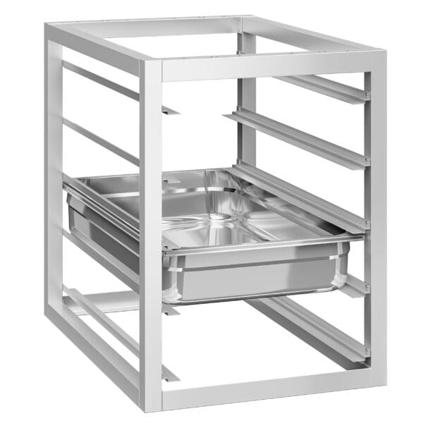 Modul spodnej konštrukcie s 5 drážkami - 450x660 mm - GN & EN - pre pracovné stoly série ATK hĺbka 700 mm - Image 5