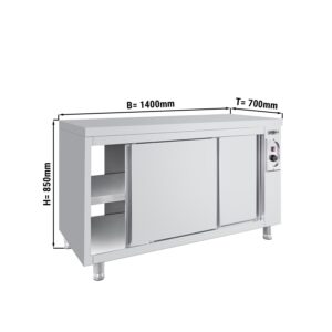 Ohrievacia skriňa ECO - 1400x700mm - s poklopom