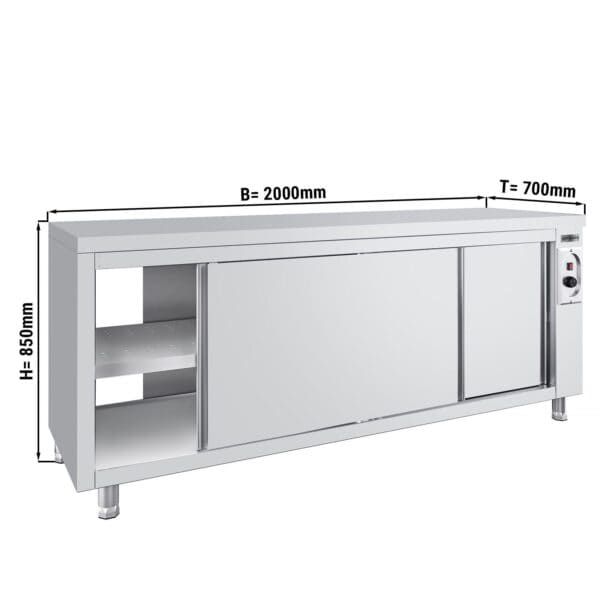 Ohrievacia skriňa PREMIUM - 2000x700mm - s poklopom