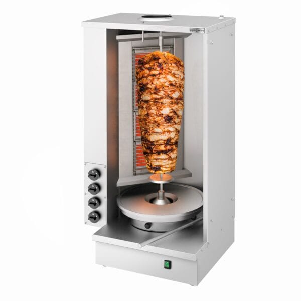 Plynový gril na kebab shawarma/doner - 4 horáky - max - Image 9