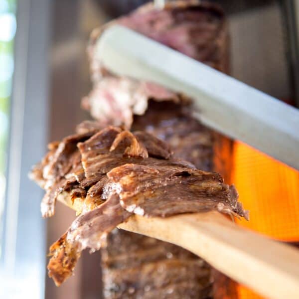 Plynový gril na kebab gyros/doner - 4 horáky tvar V - max 100 kg - vrátane 2 krytov a 2 krídlových dverí - Image 2