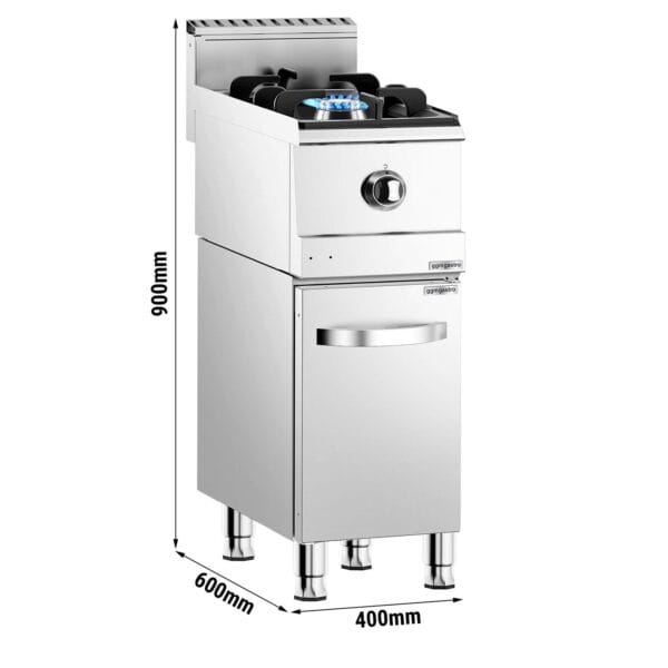 Plynový sporák - 6,5 kW - 1 horák - - Image 3