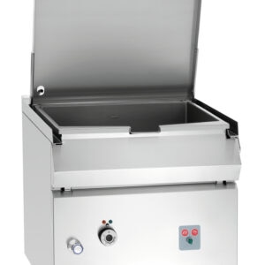 Výklopná panvica 900 E8Hodnota pripojenia	10,2 kW Napätie - registračné číslo OEEZ	400 V - DE 27256797   frekvencia	50/60 Hz   Pripojenie zariadenia	3 NAC   Kontrolka	 Zapnutie/vypnutie   kúrenia   Teplotný rozsah od	100 °C Teplotný rozsah až	300 °C Obsah	87 litrov Použiteľný obsah	70 litrov séria	900   Prípojka vody	Prívodný ventil studenej alebo teplej vody Ø 12 mm   Kohútik na prívod vody	áno   Materiálový téglik	nehrdzavejúca oceľ   Široké tégliky	720 mm Hlboké tégliky	610 mm Výška téglika	225 mm Naklápacie zariadenie	Elektromotorické   Nastaviteľná výška nôh	áno   Výškovo nastaviteľná od	900 mm Výškovo nastaviteľná do	950 mm Charakteristika	-   Prevádzkový režim	Elektrické   materiál	CNS 18/10   Dôležitá POZNÁMKA	-   šírka	800 mm hĺbka	900 mm Výška	900 mm Hmotnosť	162 kg7LEK