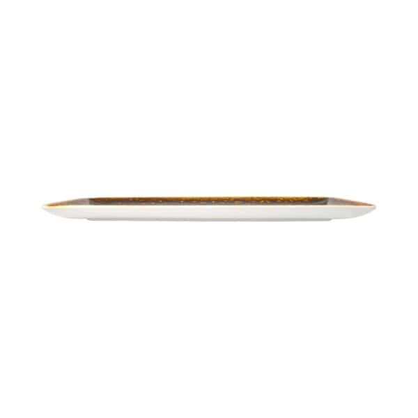 Obdĺžnikový tanier Vesuvius Amber 330 mm x 190 mm, 1 ks - Image 4