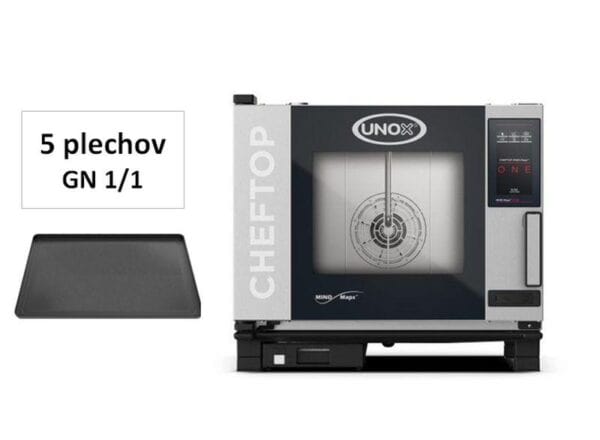 Elektrický parný konvektomat UNOX ChefTop MindMaps One XEVC-0511-E1RM