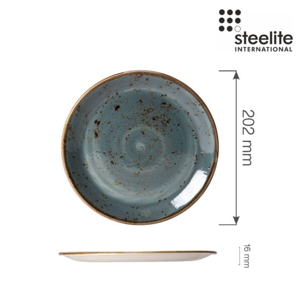 Craft Blue plytký tanier 202mm, 1 ks
