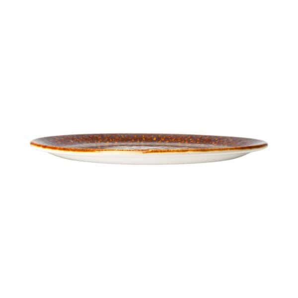 Tanier plytký Vesuvius Amber 252,5 mm, 1 ks - Image 3
