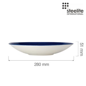 Gourmet Willow Azure tanier hlboký 280 mm, 1 ks