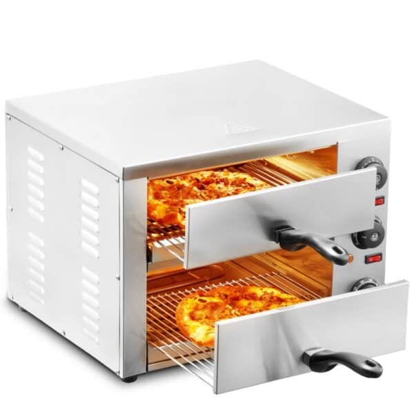 Elektrická pizza pec dvojkomorová 305 mm - Image 7