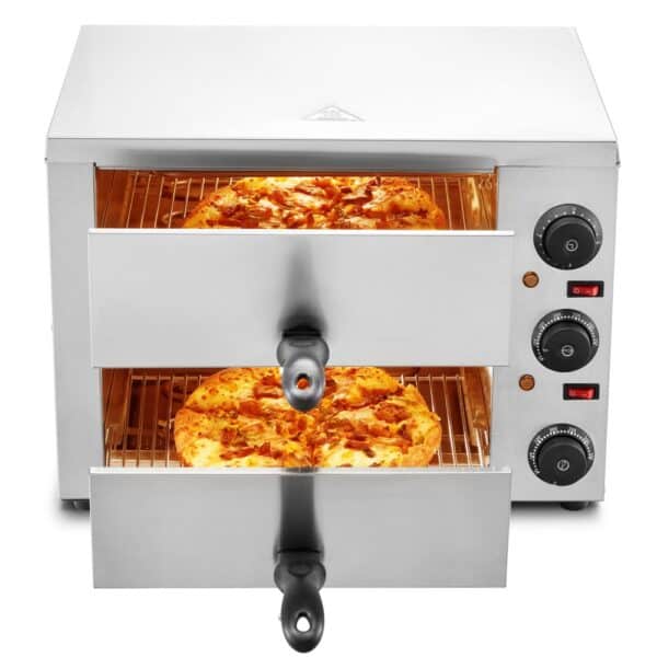 Elektrická pizza pec dvojkomorová 305 mm - Image 4
