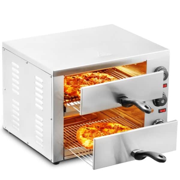 Elektrická pizza pec dvojkomorová 305 mm - Image 2