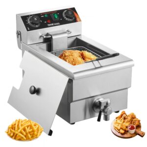 Elektrická fritéza s kohútikom 3000 W, 9 l