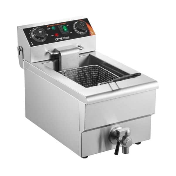 Elektrická fritéza s kohútikom 3000 W, 9 l - Image 3