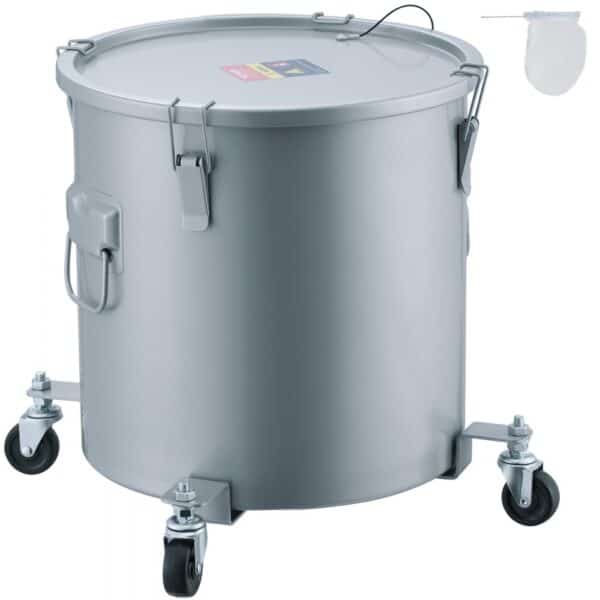 Vedro na tuk 60,5L na likvidáciu oleja s kolieskami - Image 7